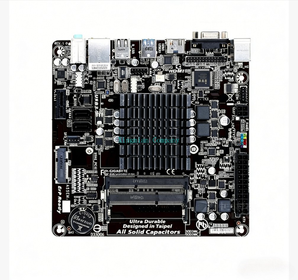 适用于 Gigabyte GA-J1900N-D2H Motherboard DDR3 VGA+HDMI Mini-ITX Mainboard 平板零部件-