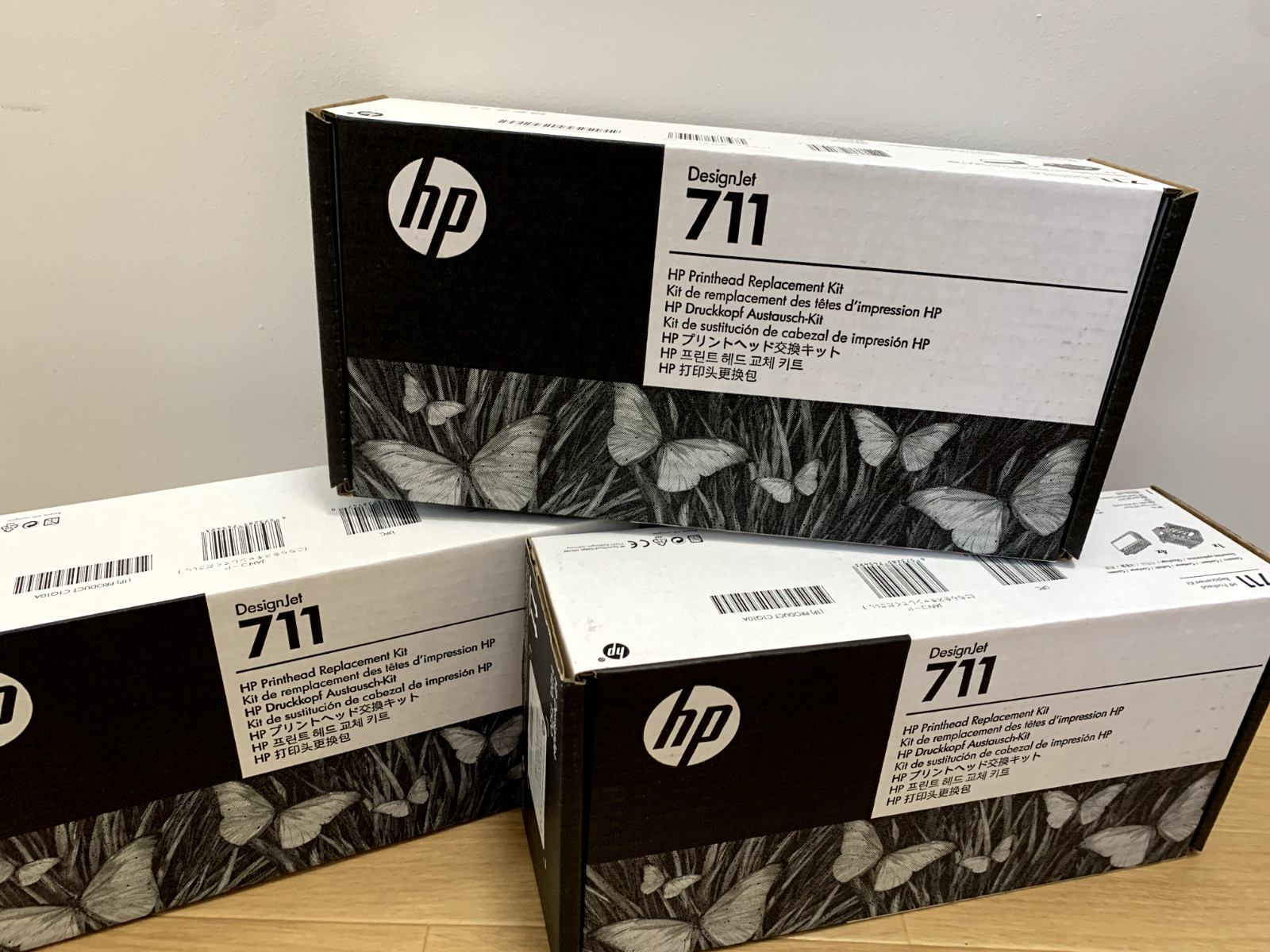 HP C1Q10A OEM HP 711 Genuine Printhead Replacement Kit – New from Japan