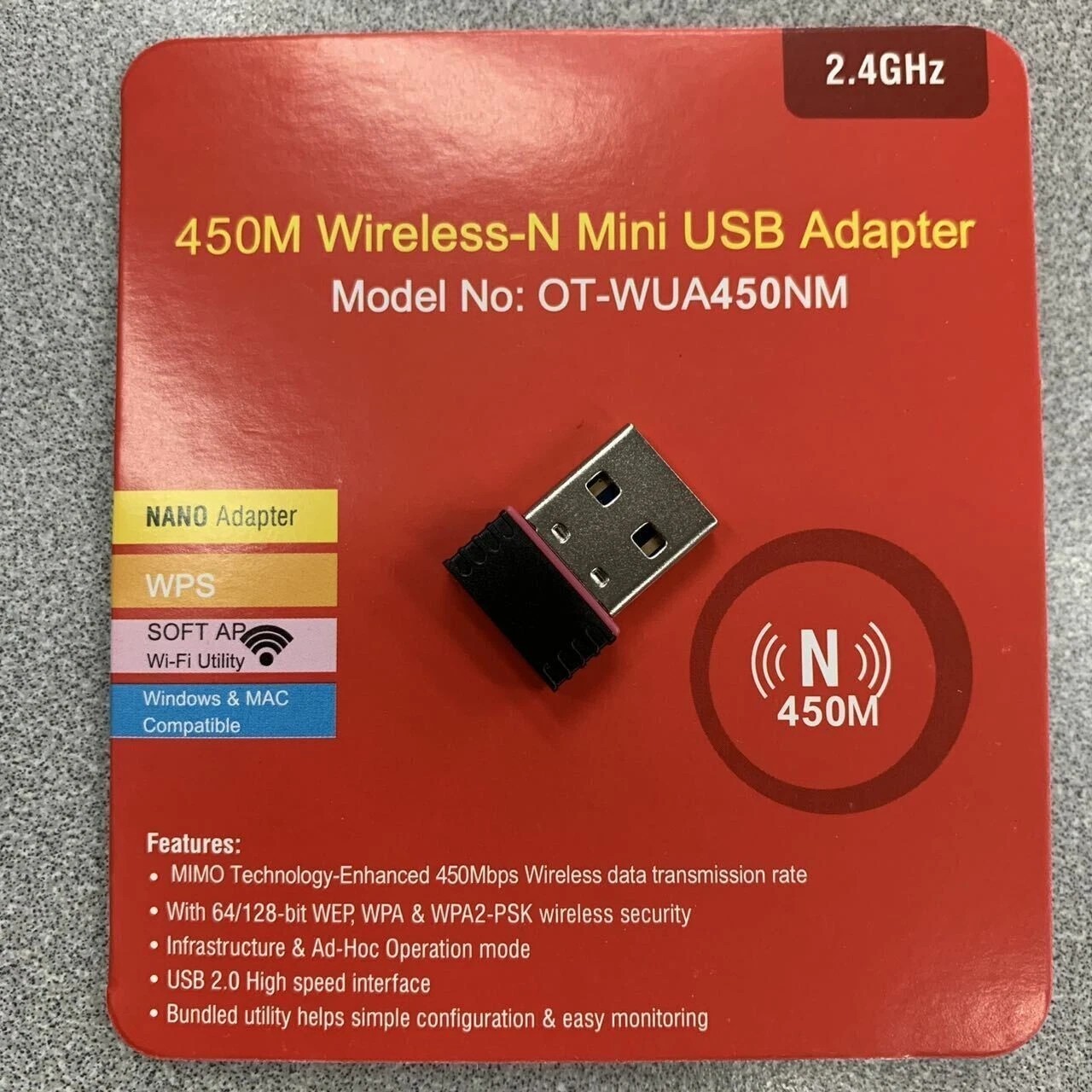 5 x 300Mbps Mini Wireless USB Wifi Adapter LAN Antenna Network 802.11n/g/b Nano