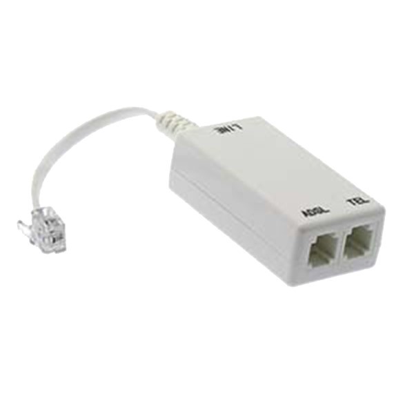 ADSL ADSL2 + DSL Modem Telephone Phone Fax In-Line Splitter Filter Network RJ11