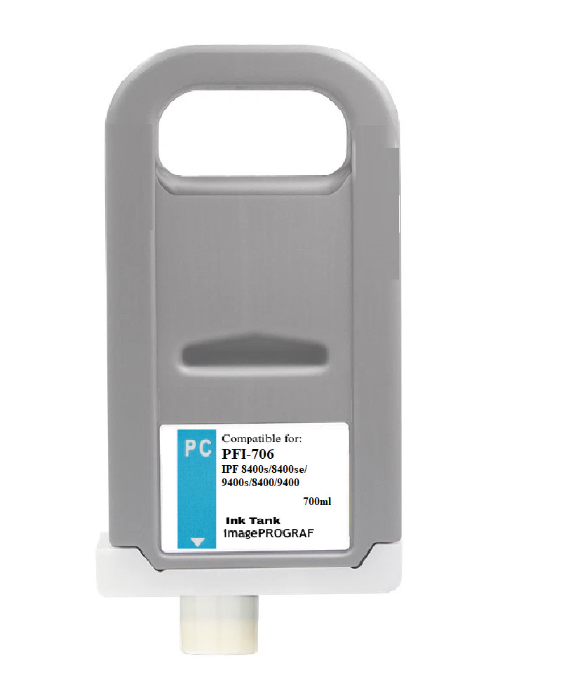 PFI-706 Photo Cyan Ink Cartridge for IPF 8400s 8400se 9400s 8400 9400 PFI706PC