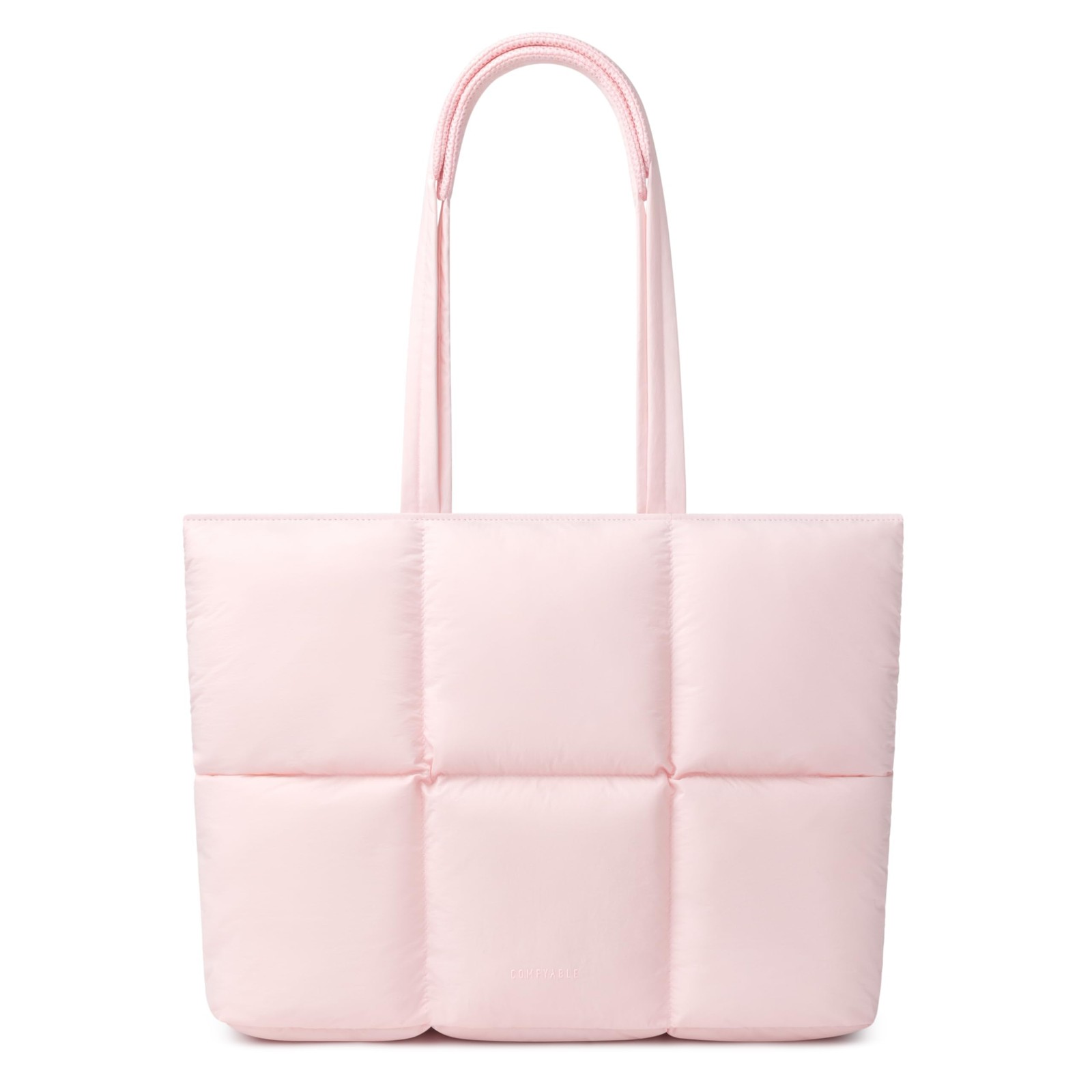 Comfyable Puffy Laptop Bag For 13"-14" Mac Air / Pro, Light Pink