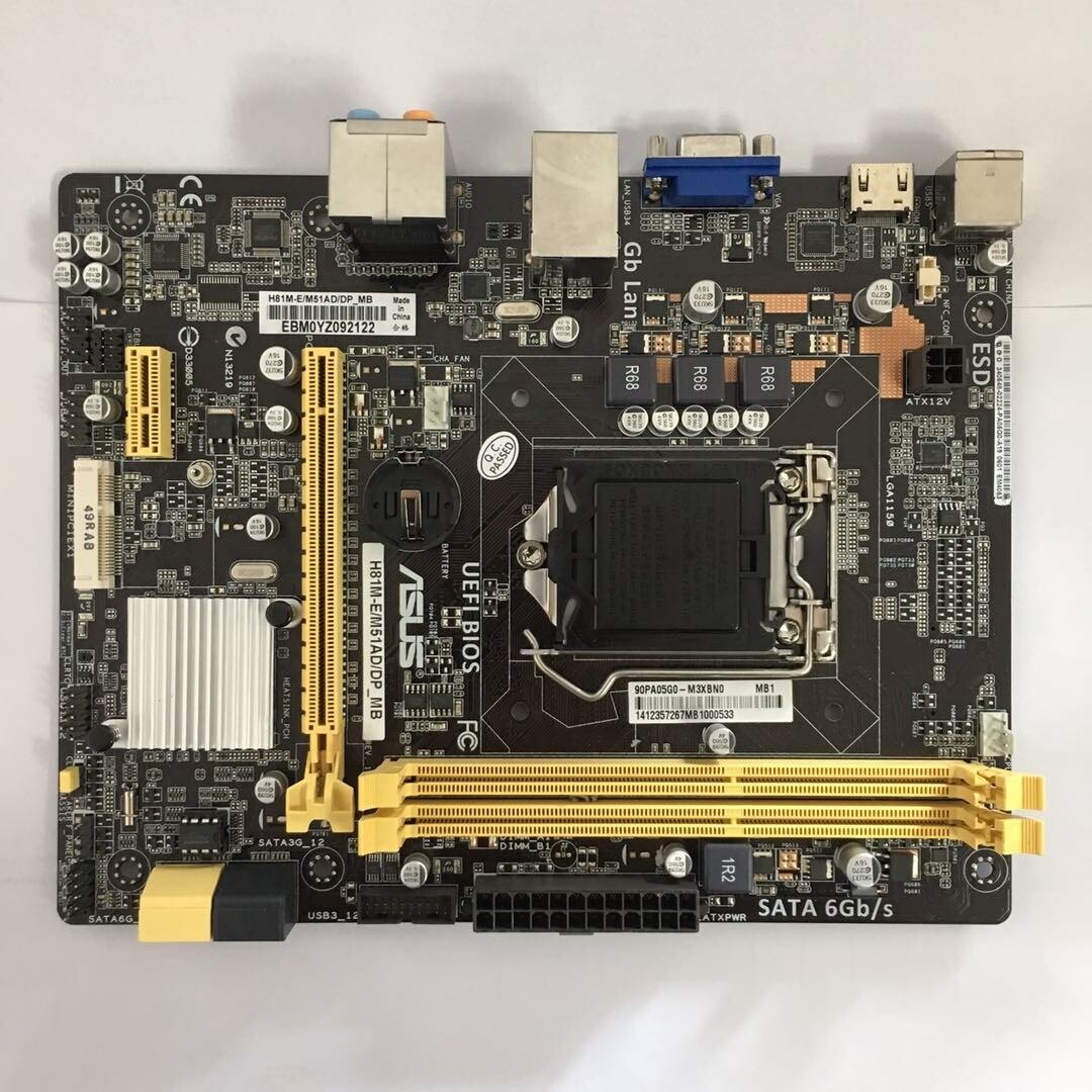 For ASUS H81M-E/M51AD/DP_MB LGA 1150 DDR3 M-ATX Motherboard