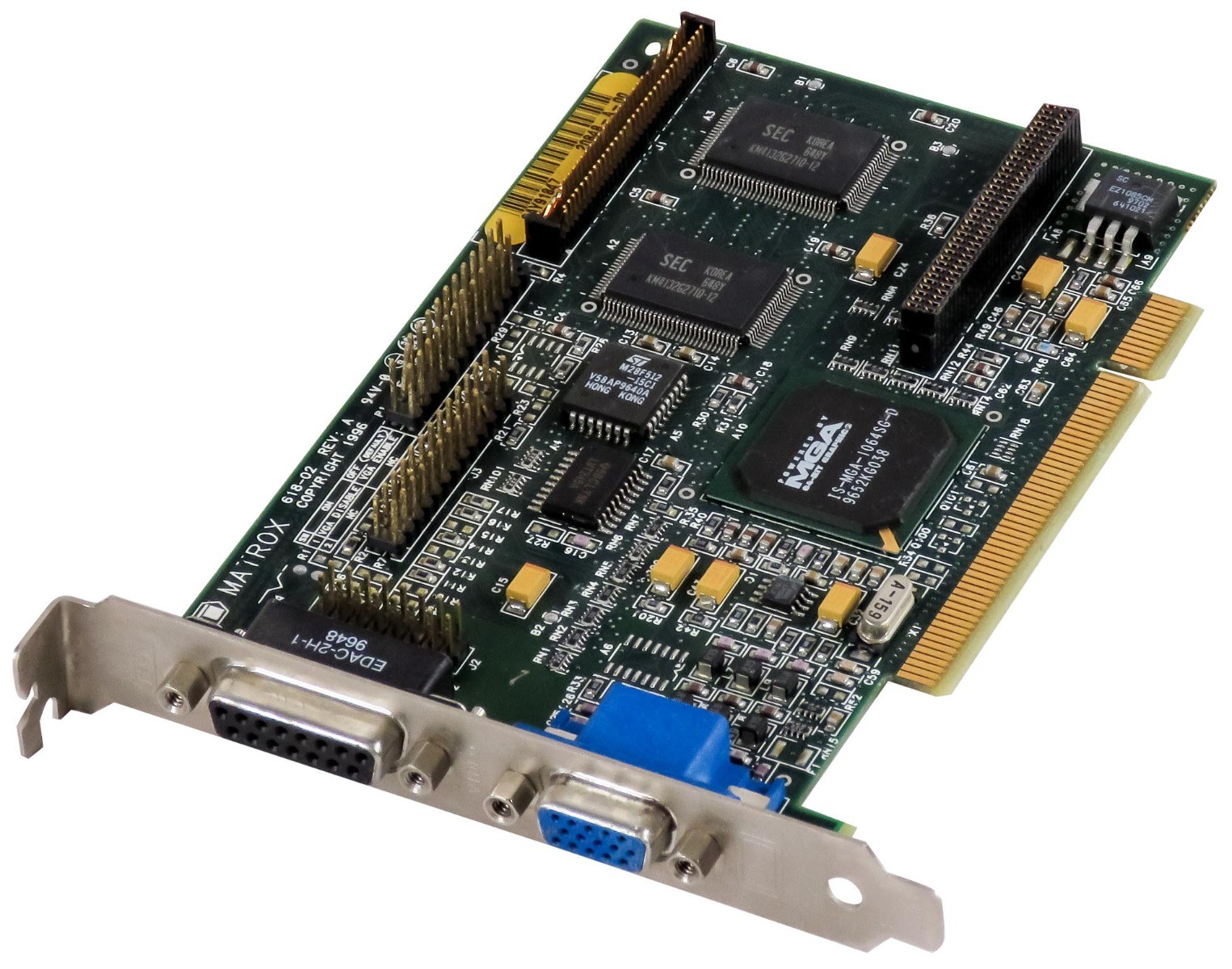 GRAPHICS CARD MATROX MYSTIQUE MGA-1064SG 2MB MGA-MYST/2/GAT PCI