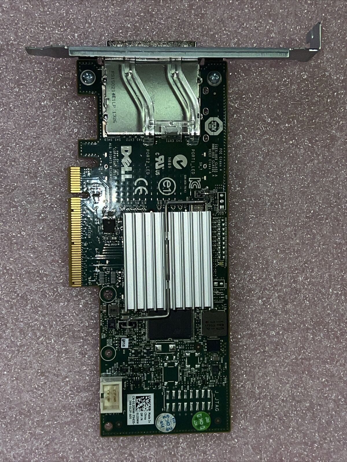Dell H200E External Dual Port 6Gb/s SAS PCI-E Host Bus Adapter Card 012DNW 12DNW