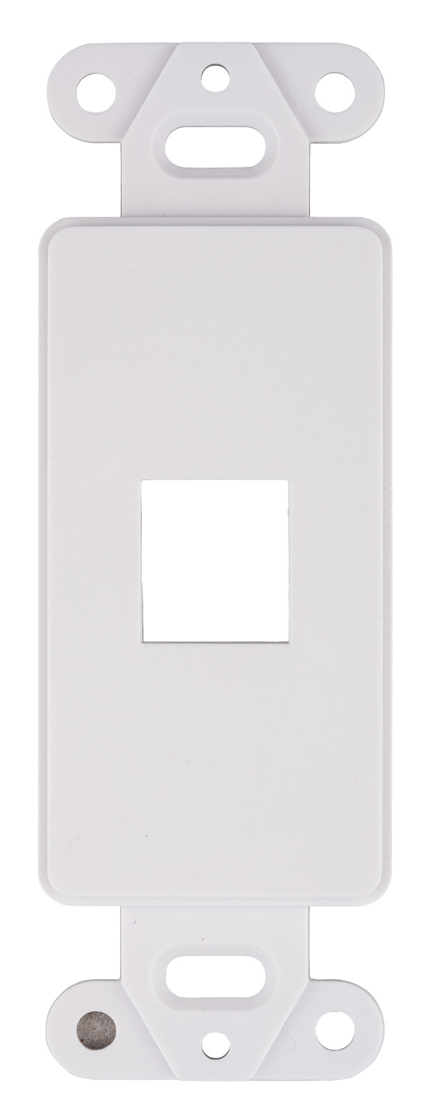 Decoration Wall Plate Keystone Jack Insert Snap In Blank 1/2/3/4 Port White Lot