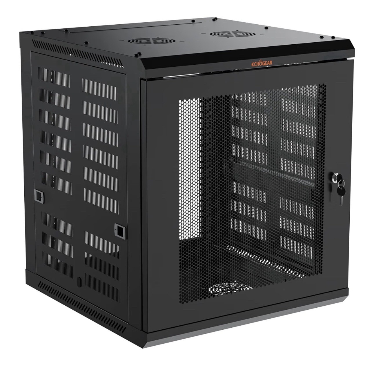 ECHOGEAR 12U Network Rack Cabinet Enclosure with Lock