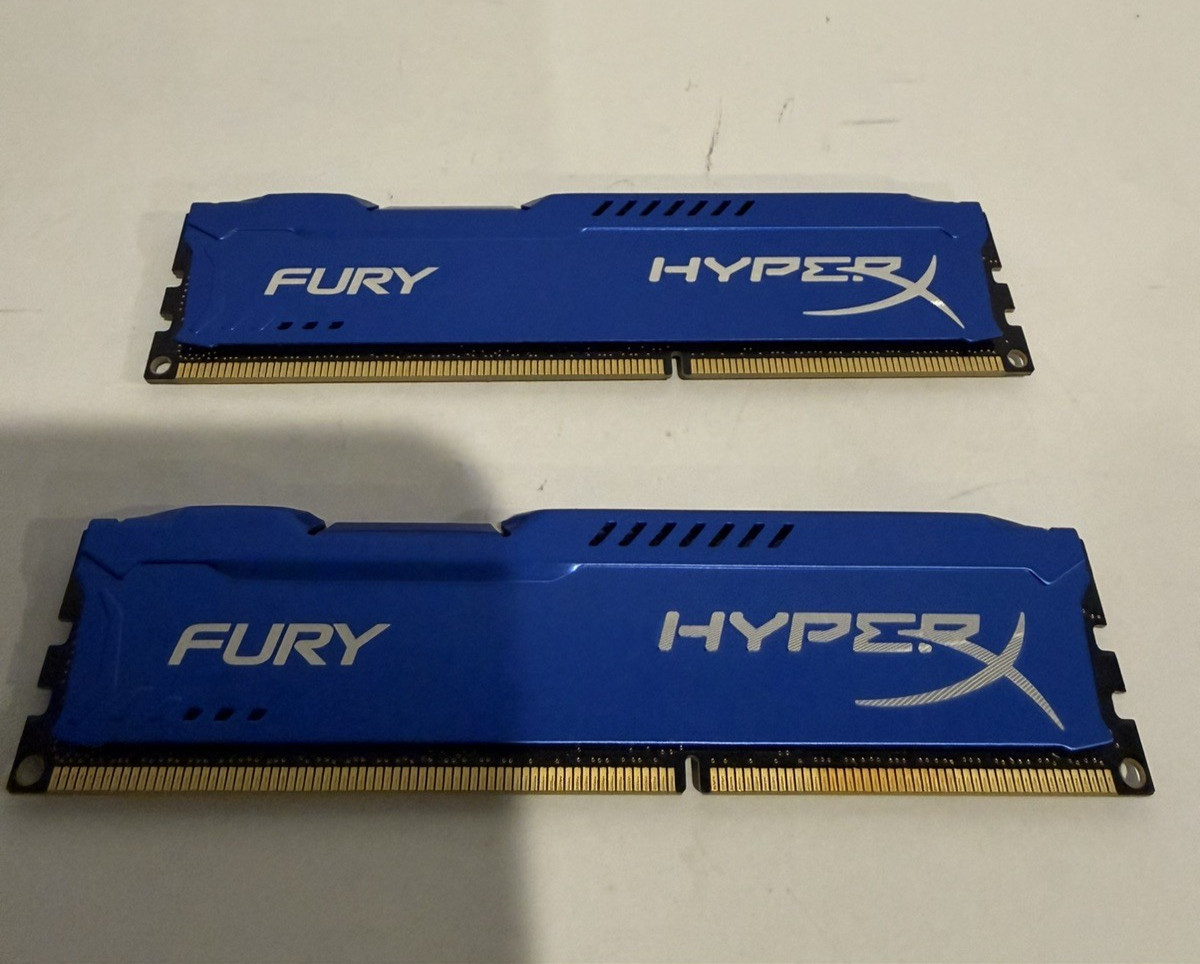 HyperX FURY DDR3 SDRAM 8GB (2x4GB) 1600MHz DIMM Kit HX316C10FK2/8
