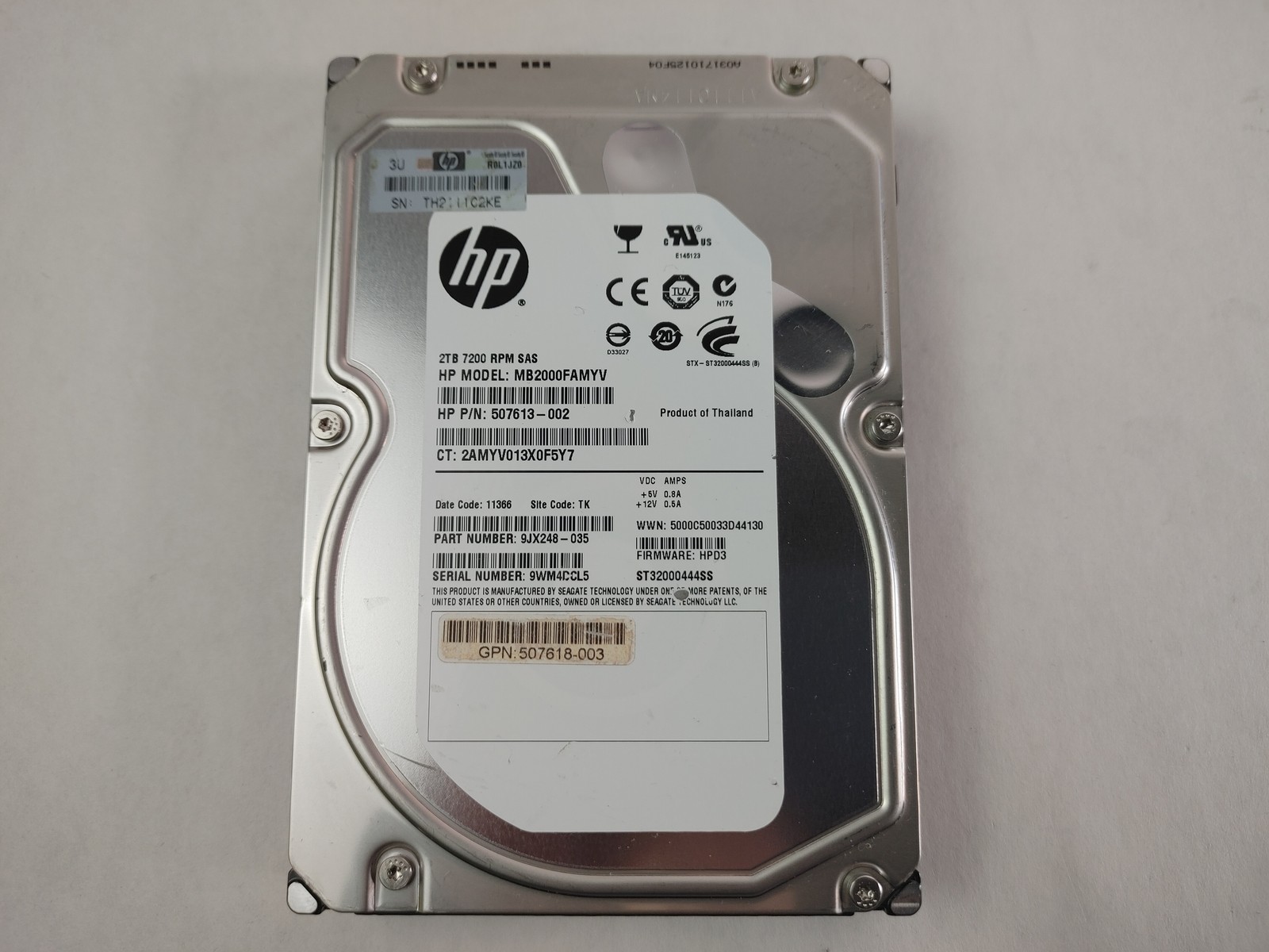 Seagate HP Constellation ST32000444SS 2 TB 3.5" SAS 2 Enterprise Drive