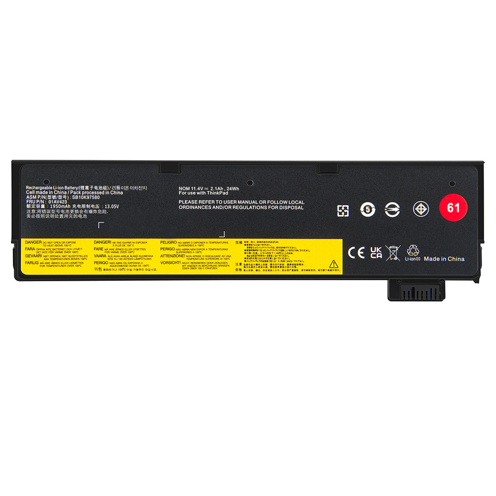 LOT OF 01AV423 61 Battery For Lenovo Thinkpad T470 T480 T570 T580 P51S P52S 24Wh