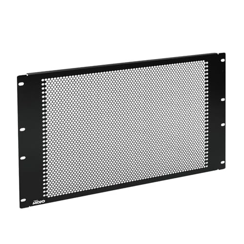 Tecmojo 8U Blank Panel Rack Mount 19" Server Rack Vented Black B0BNWPFL3D