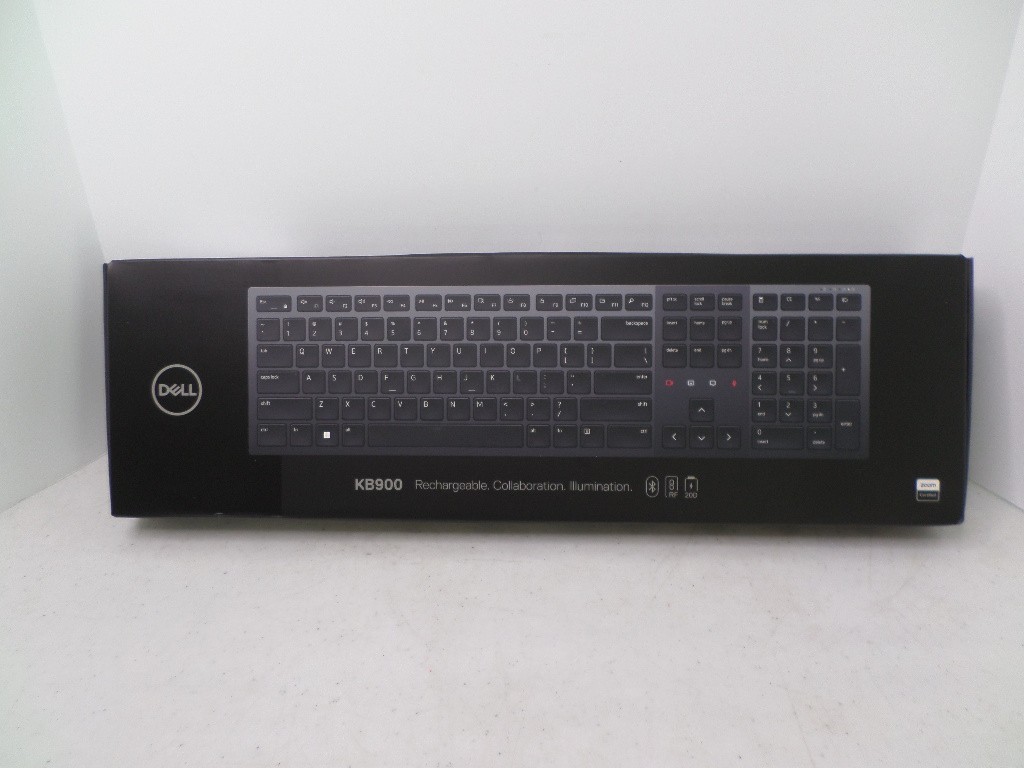 Dell Premier Collaboration Keyboard Rechargeable Illumination KB900 - New in Box