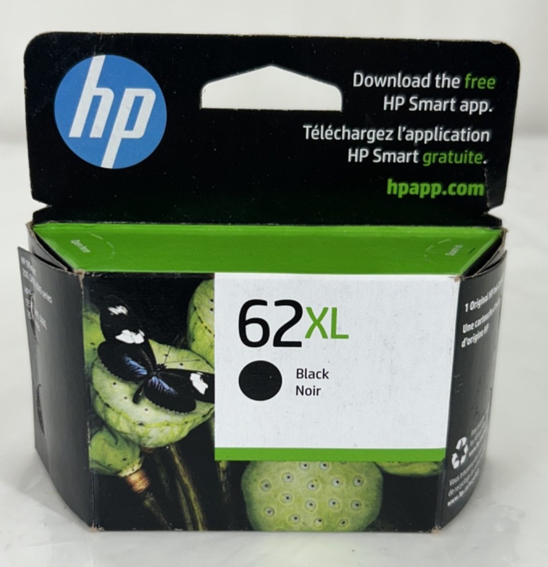 Genuine HP 62XL Black & Tri-Color Ink Cartridges –Ink Combo as your choice