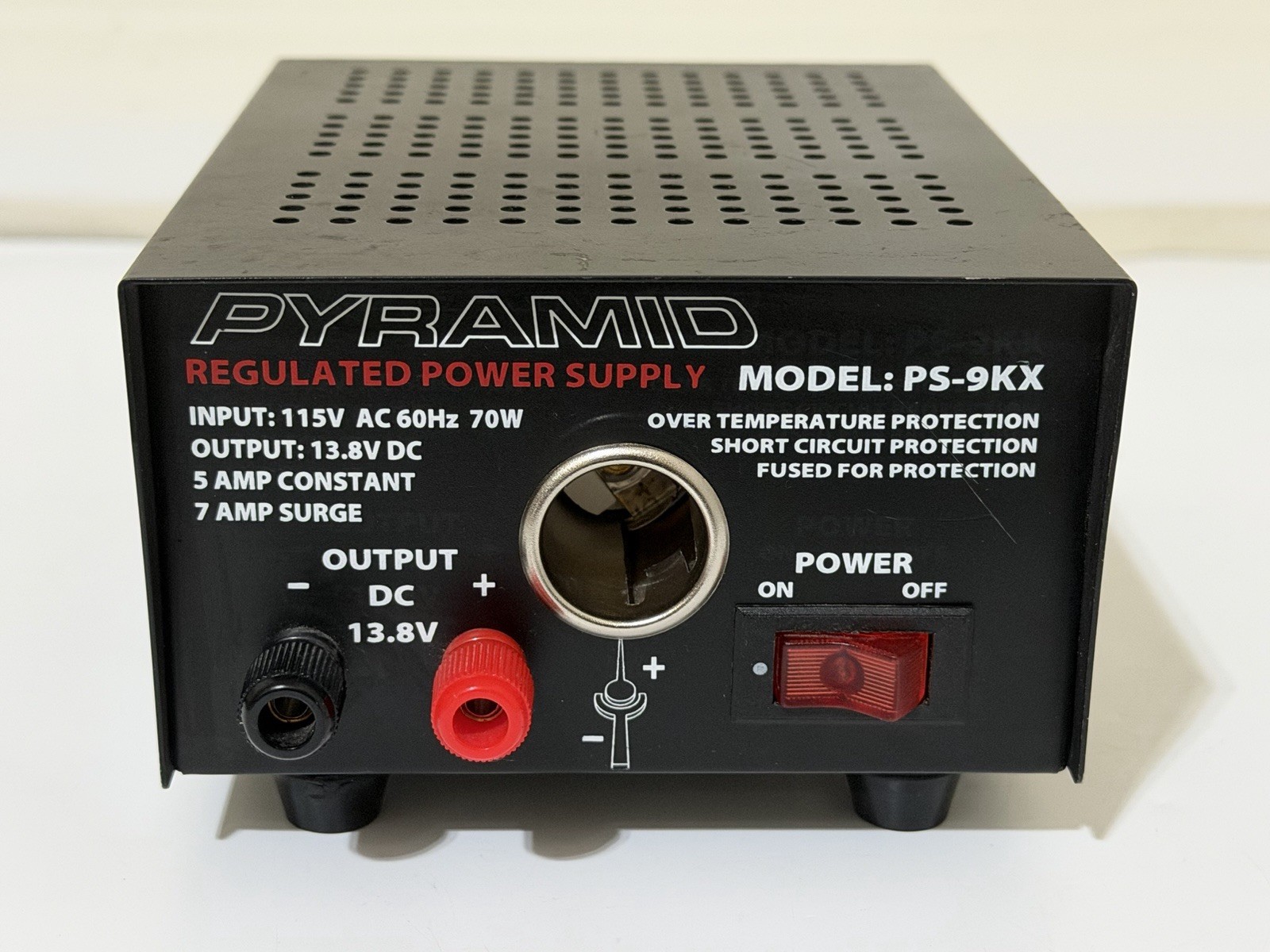 Pyramid Universal Compact Bench Power Supply 5A PS9KX
