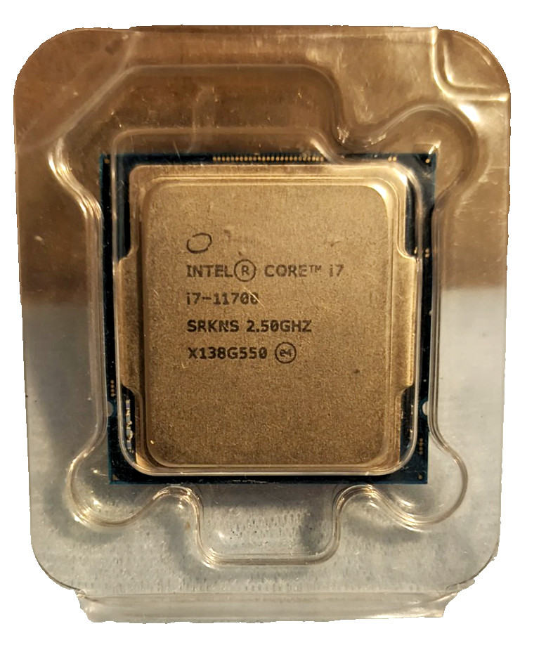 Intel Core i7-11700 Desktop Processor 8 Cores 16 Threads 2.5GHz, 4.9GHz W/ TURBO