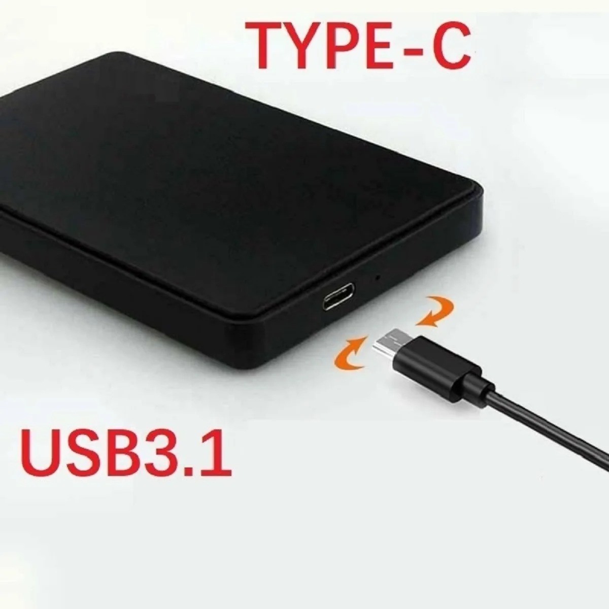 eBay Listing Title 2.5" SATA USB 3.1 HDD SSD Enclosure Case External Hard Drive