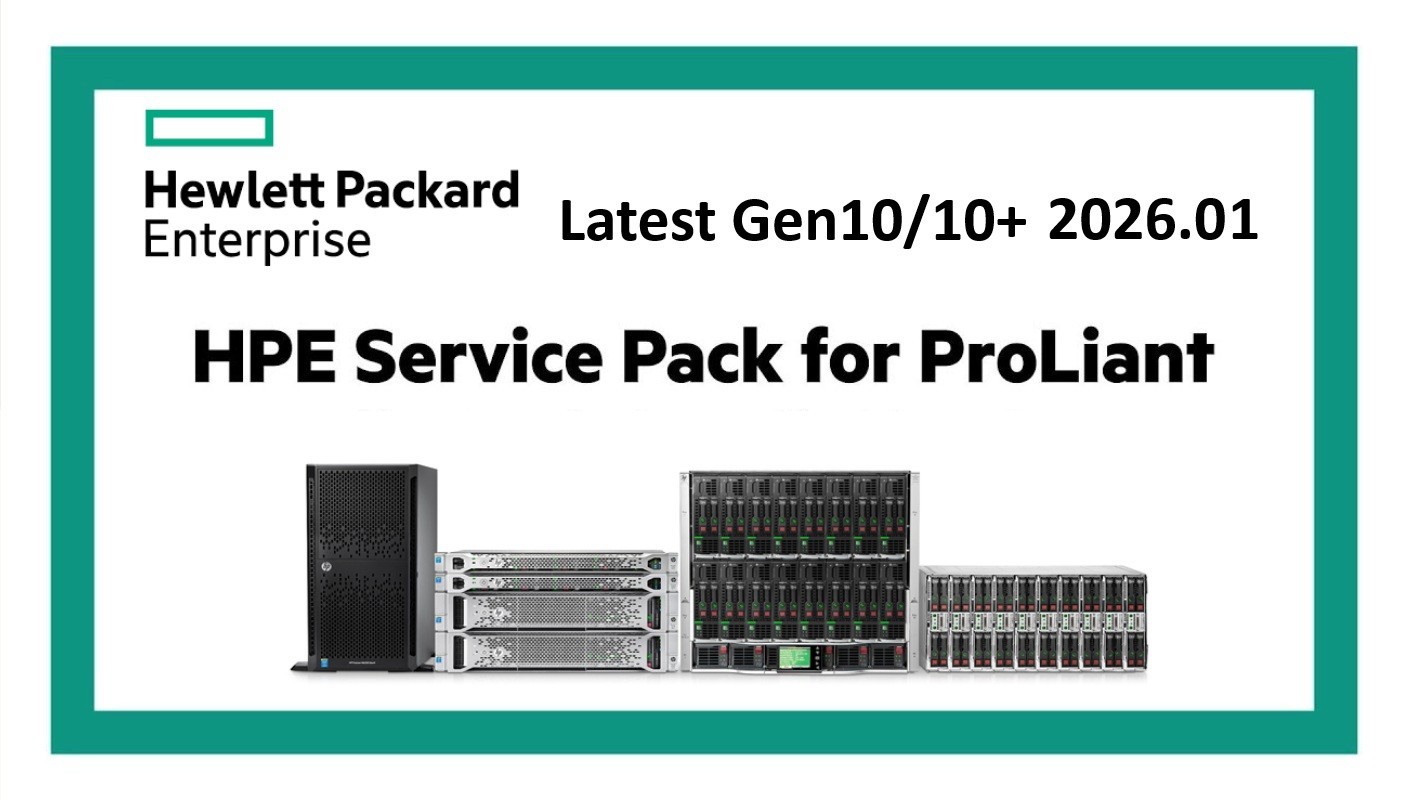 HPE Service Pack ProLiant SPP 2026.01 Latest Gen10 Server - Instant Link