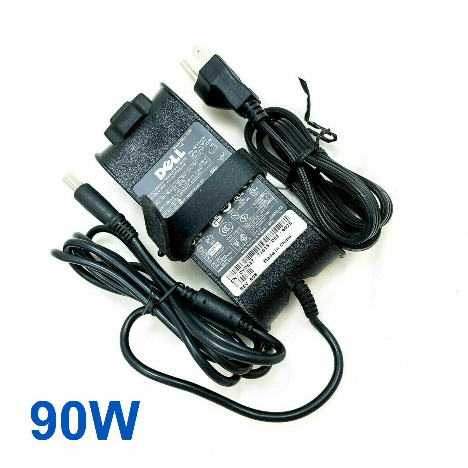 Original Dell LA90PE1-00 YP368 PA-1900-26D 19.5V 4.62A 90W AC Adapter