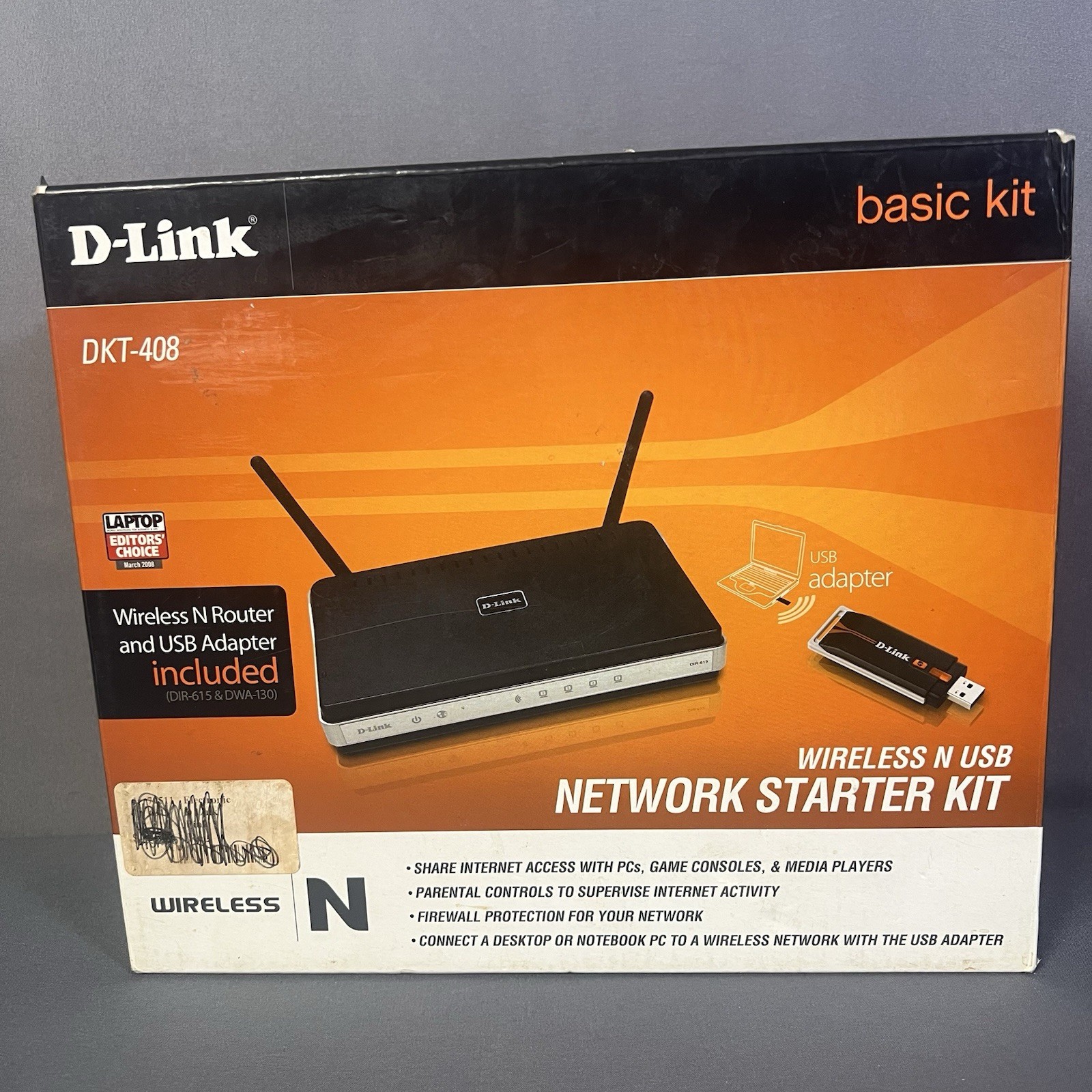 D-Link Wireless-N USB Network Starter Kit DKT-408 