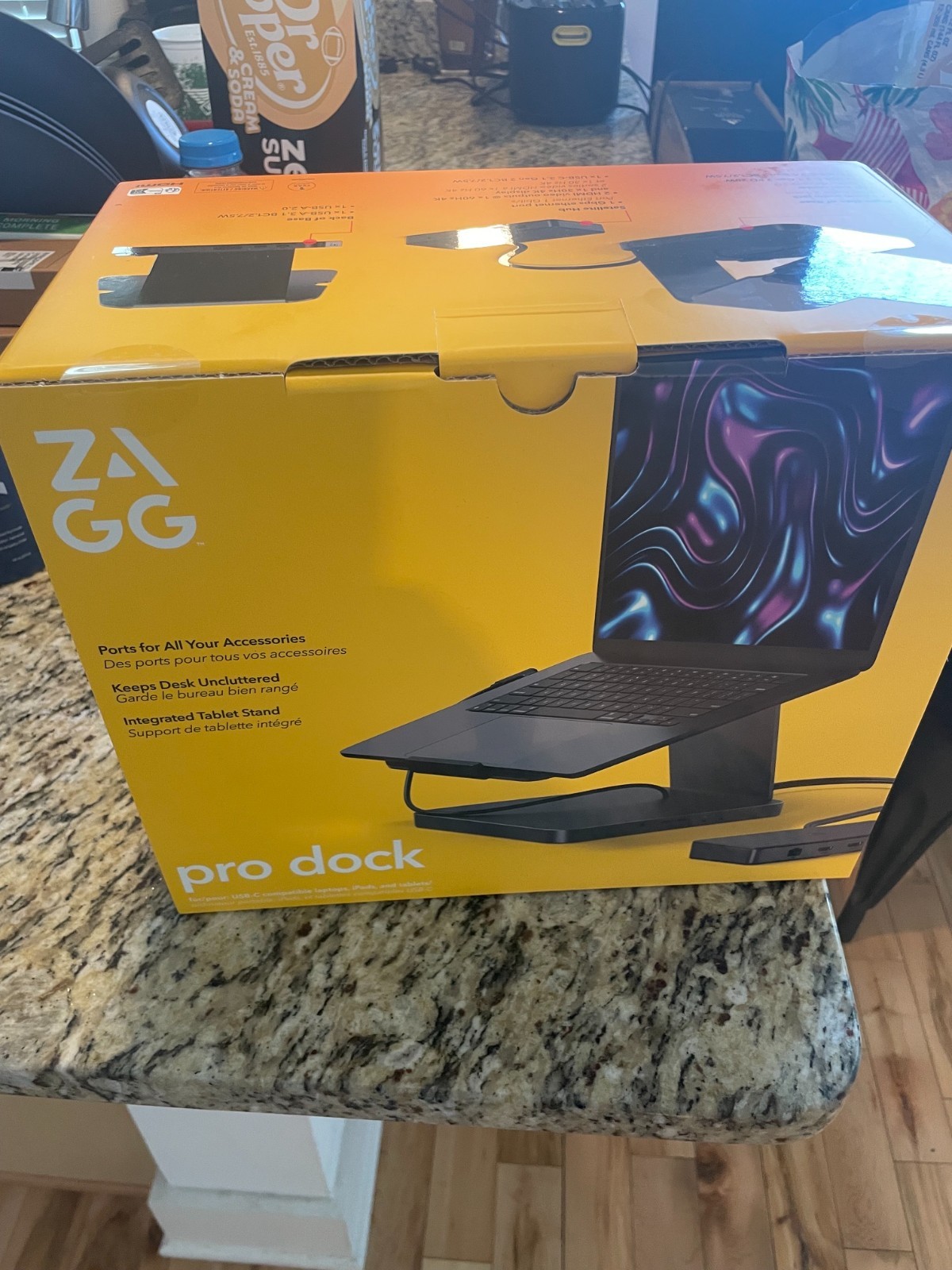 Pro Dock For Laptops, Tablets, USB-C Devices 10-Port Laptop Stand with 