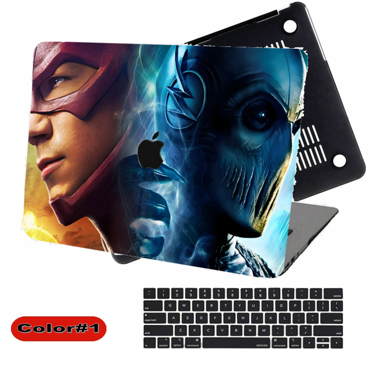 Avengers Pattern Rubberized Hard Case Cover For New Macbook Pro Air M2 M3 M4 M5