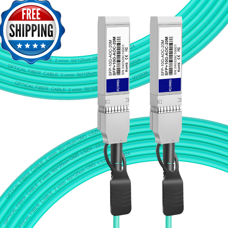 Flyprofiber- 10G Aoc Cable Sfp To Sfp Active Optical Fiber Cable Om3 Mmf