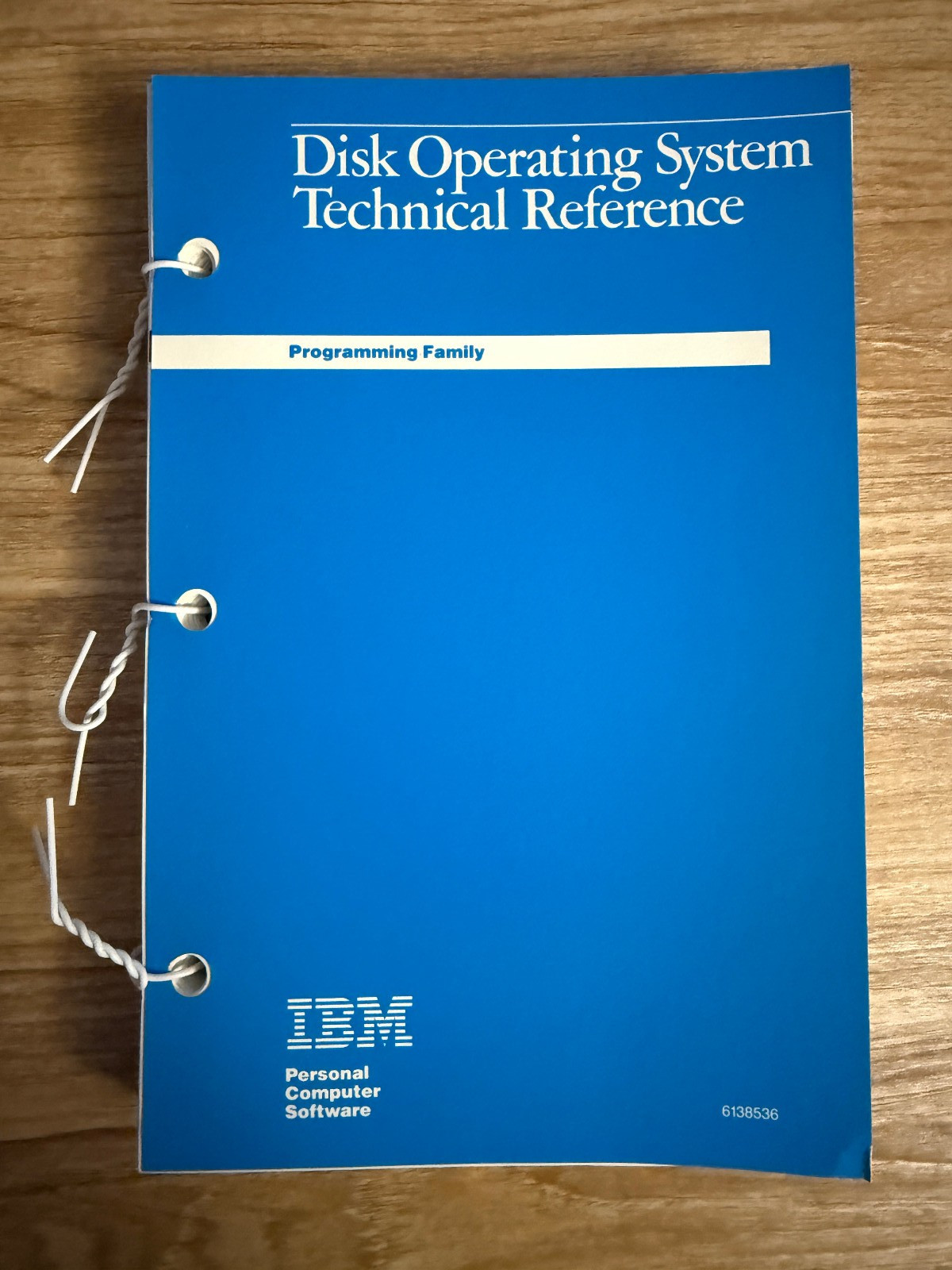 IBM PC DOS 3.2 Technical Reference Manual 6138536