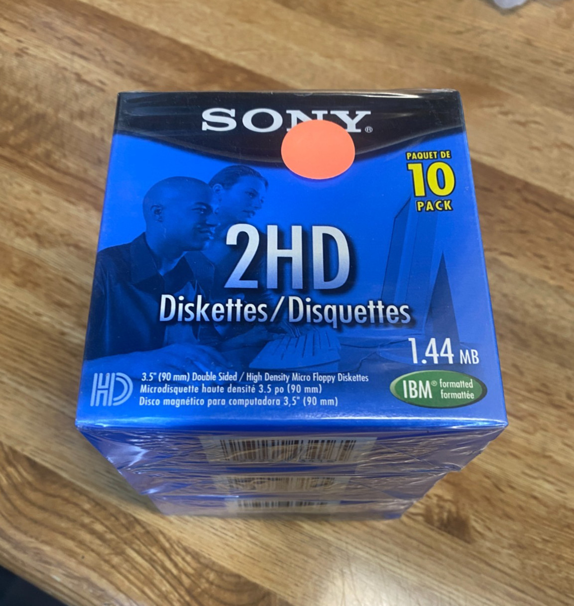 Lot of 30 Sony 2HD Diskettes IBM Formatted 1.44 MB 3.5 Inch (3 boxes of 10 Pack)