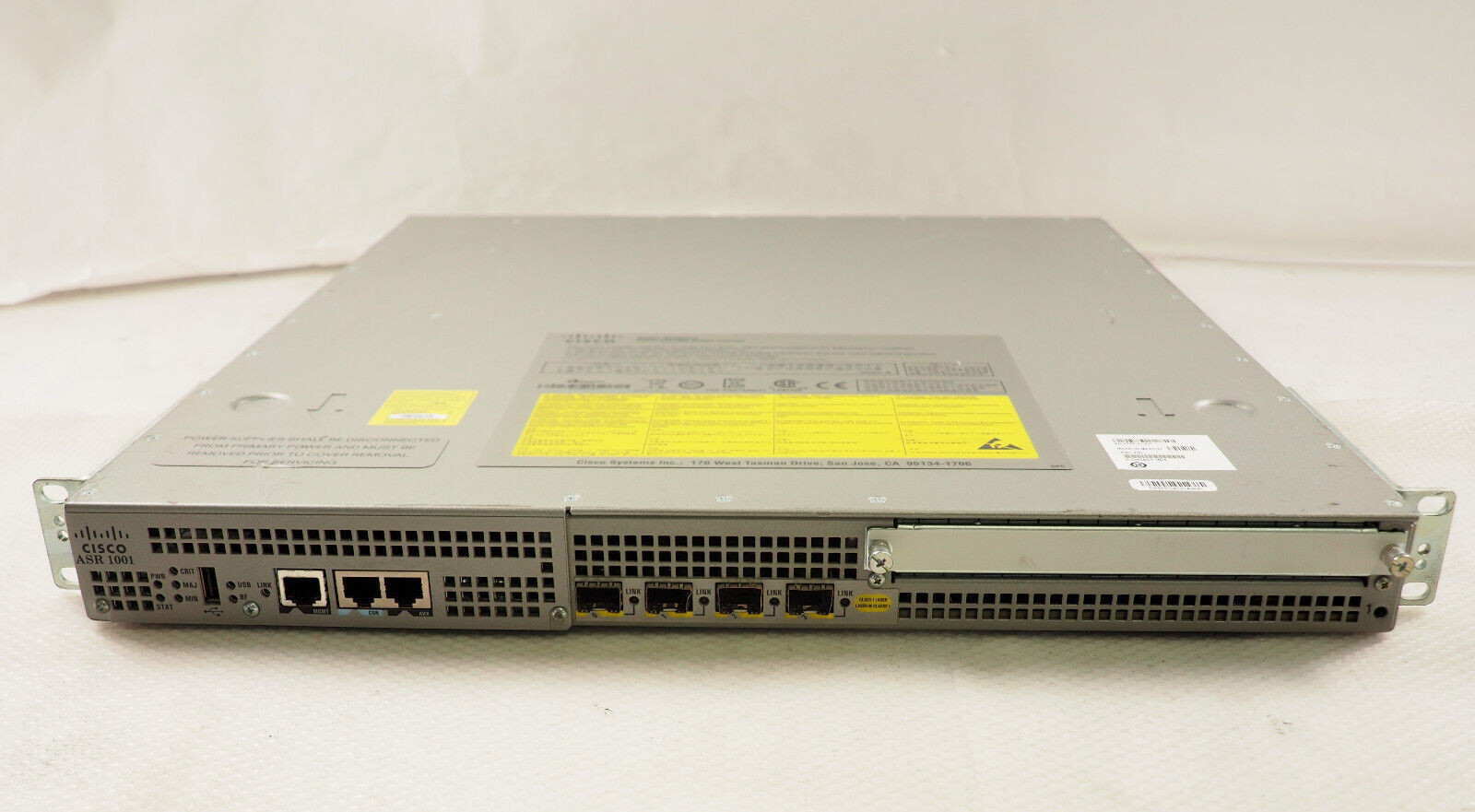 Cisco ASR 1001 V04 Aggregation Services Router 68-3376-21 Dual AC