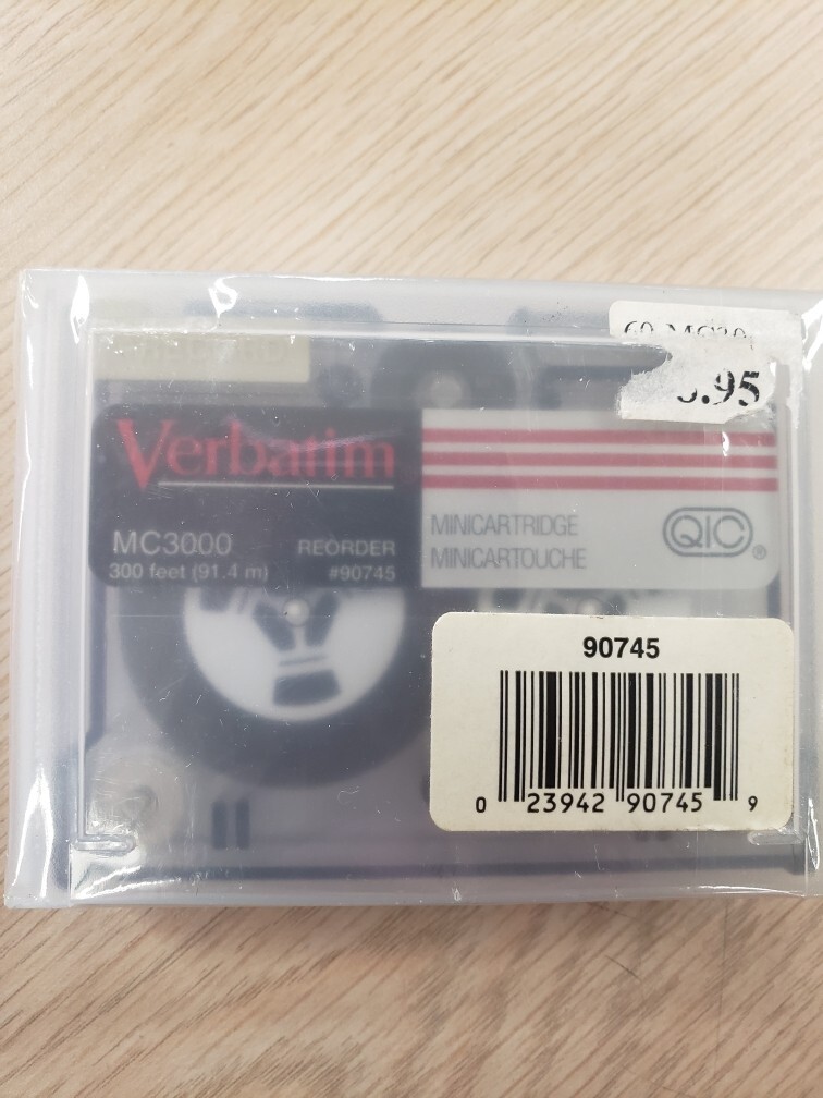 SEALED Verbatim MC3000 Minicartridge