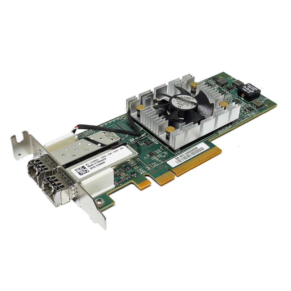 DELL QLogic QLE2662L Dual Port 16Gb/s PCIe x8 FC Gen 5 Adapter 06RWGP LP