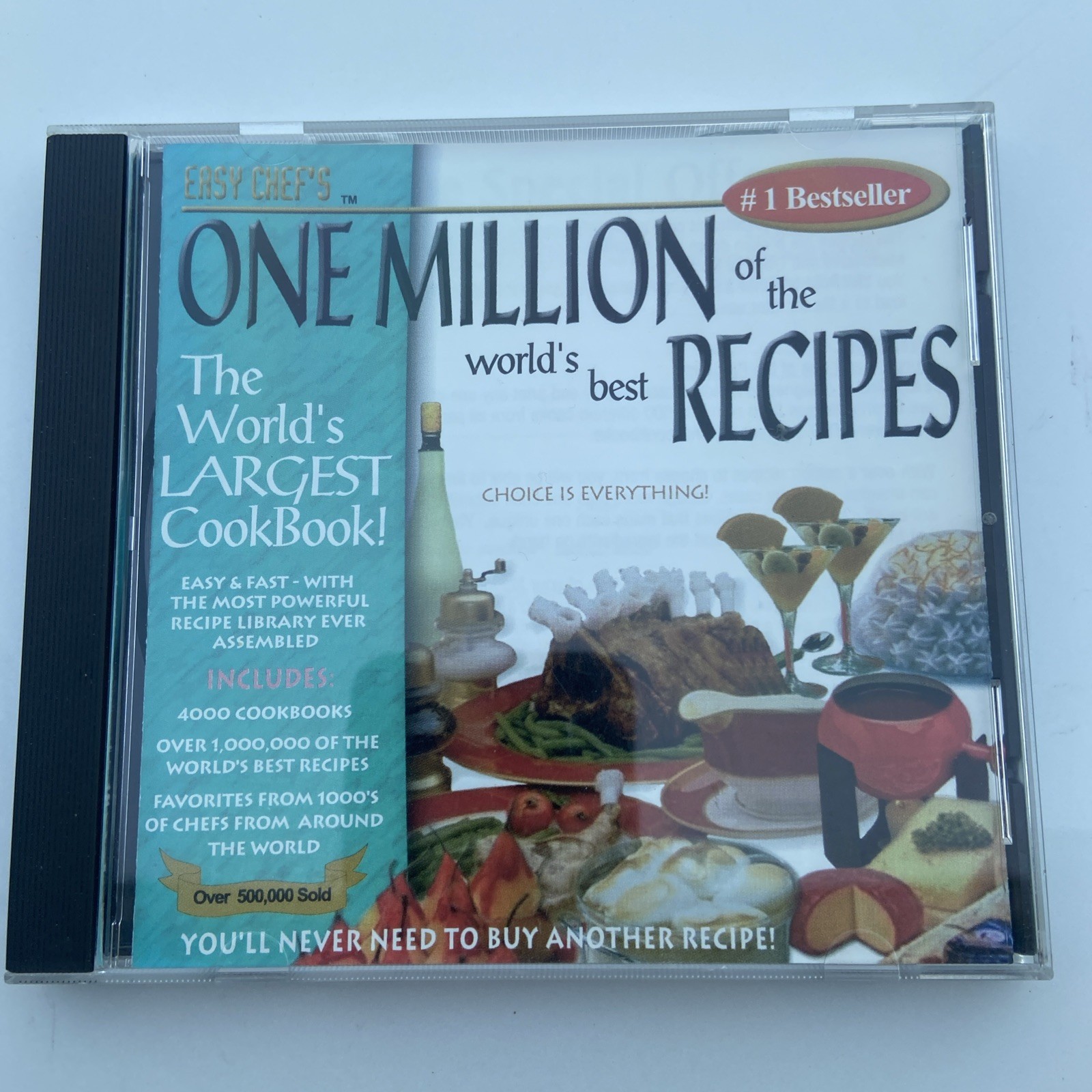 One Million of the World's best Recipes  PC CD-ROM by Easy Chef's , J4