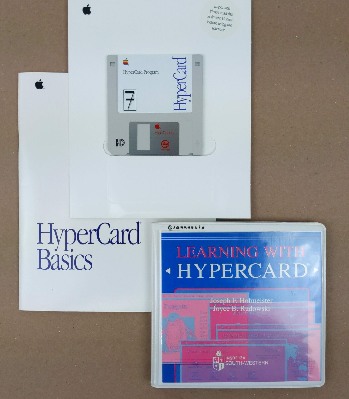 HyperCard Basics + HyperCard 7 Disk + EXTRAS ~ Apple Macintosh, Vintage MAC