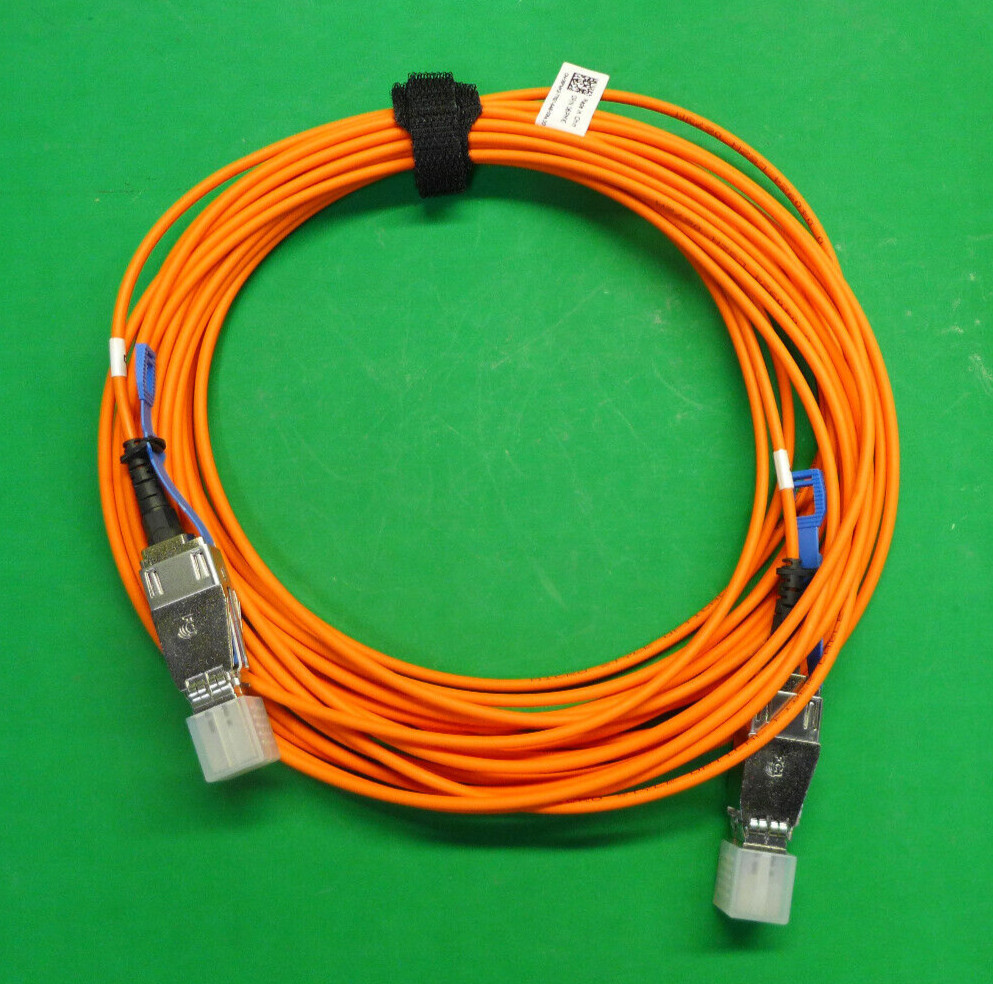 NEW Dell 10M 12GB Mini SAS Optical Patch Cable 6PMK2