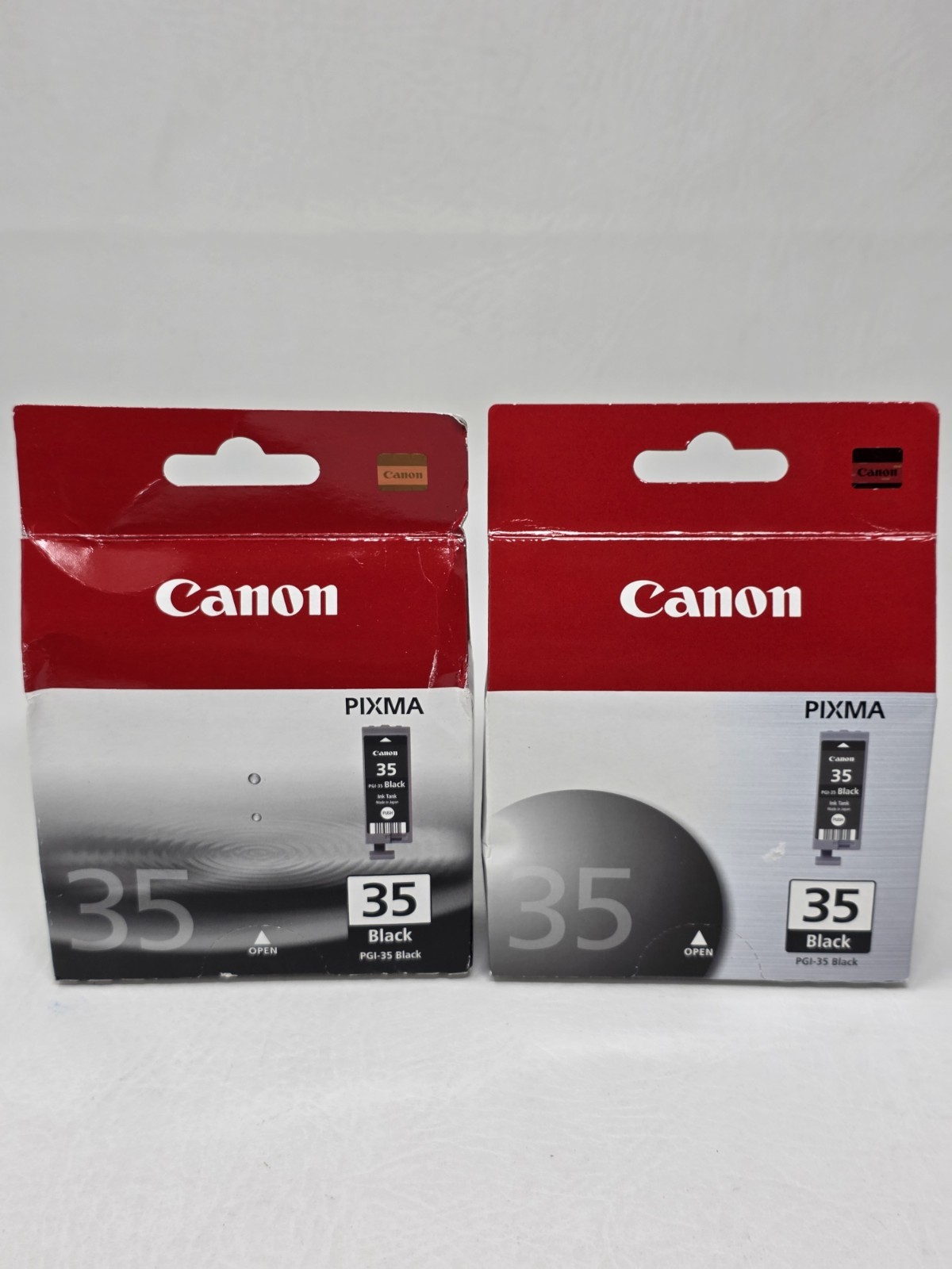 Canon Pixma PGI-35 Black Ink Cartridge Lot Of 2 Sealed Box  New