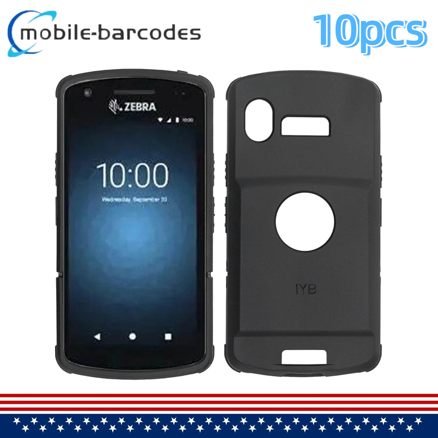 10pcs Protective Cover Case Rugged Boot for Zebra EC50 EC55 handheld Scanner US