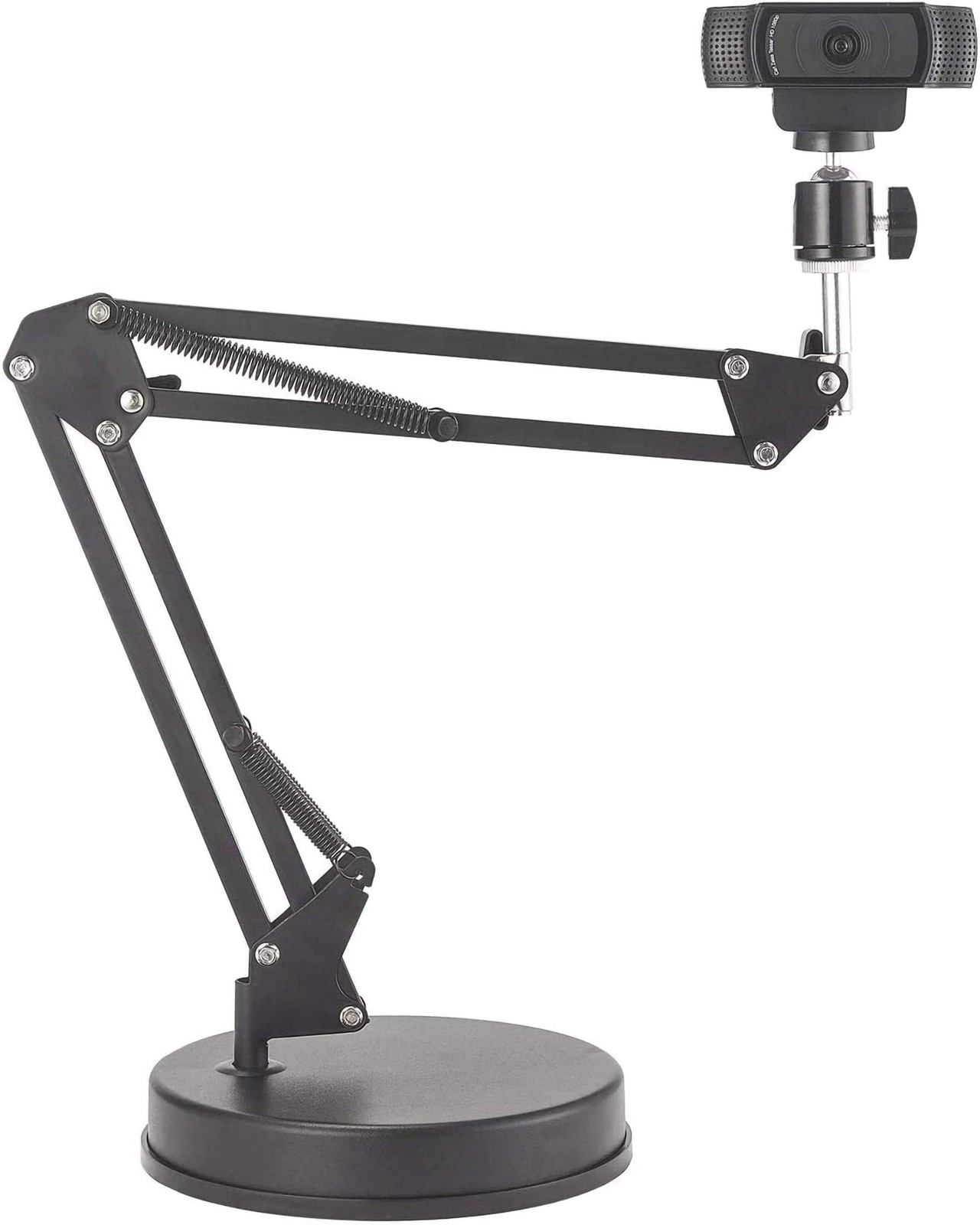Webcam Stand,Camera Mount 22 Inch Suspension Boom Scissor Arm Stand,for Webca...