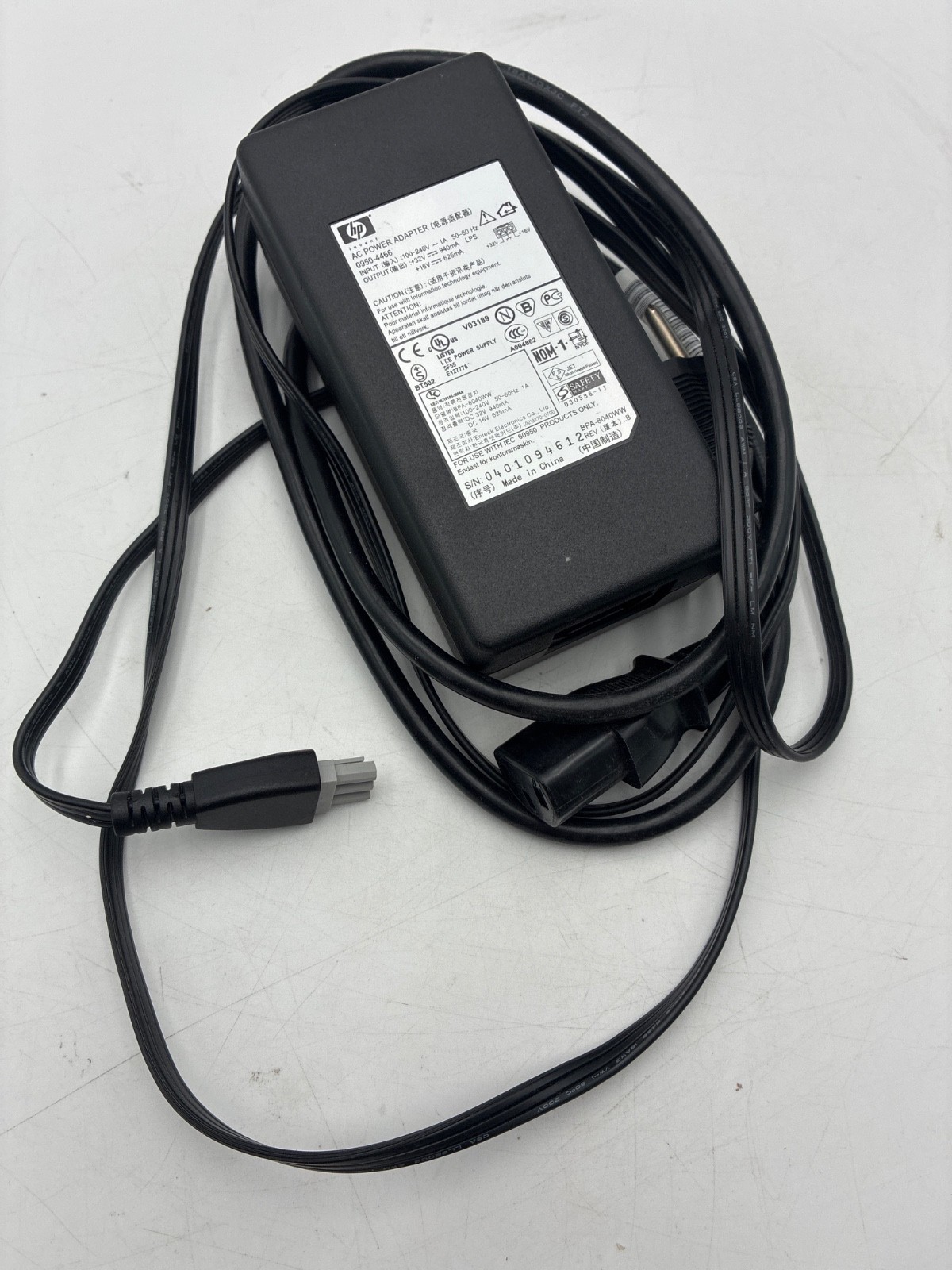 Genuine HP0950-4466 0310076186 Output 16V/32V 625mA/940mA PowerSupply Adapter A2