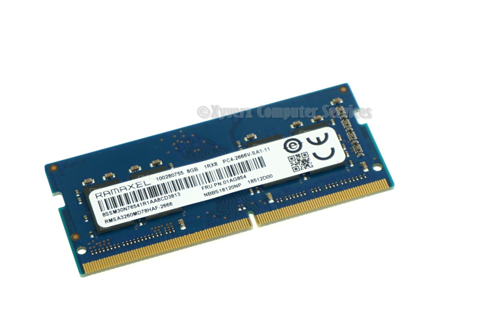 RMSA3260MD78HAF-2666 GENUINE  RAMAXEL LAPTOP MEMORY 8GB DDR4 PC4-2666V (CA612)