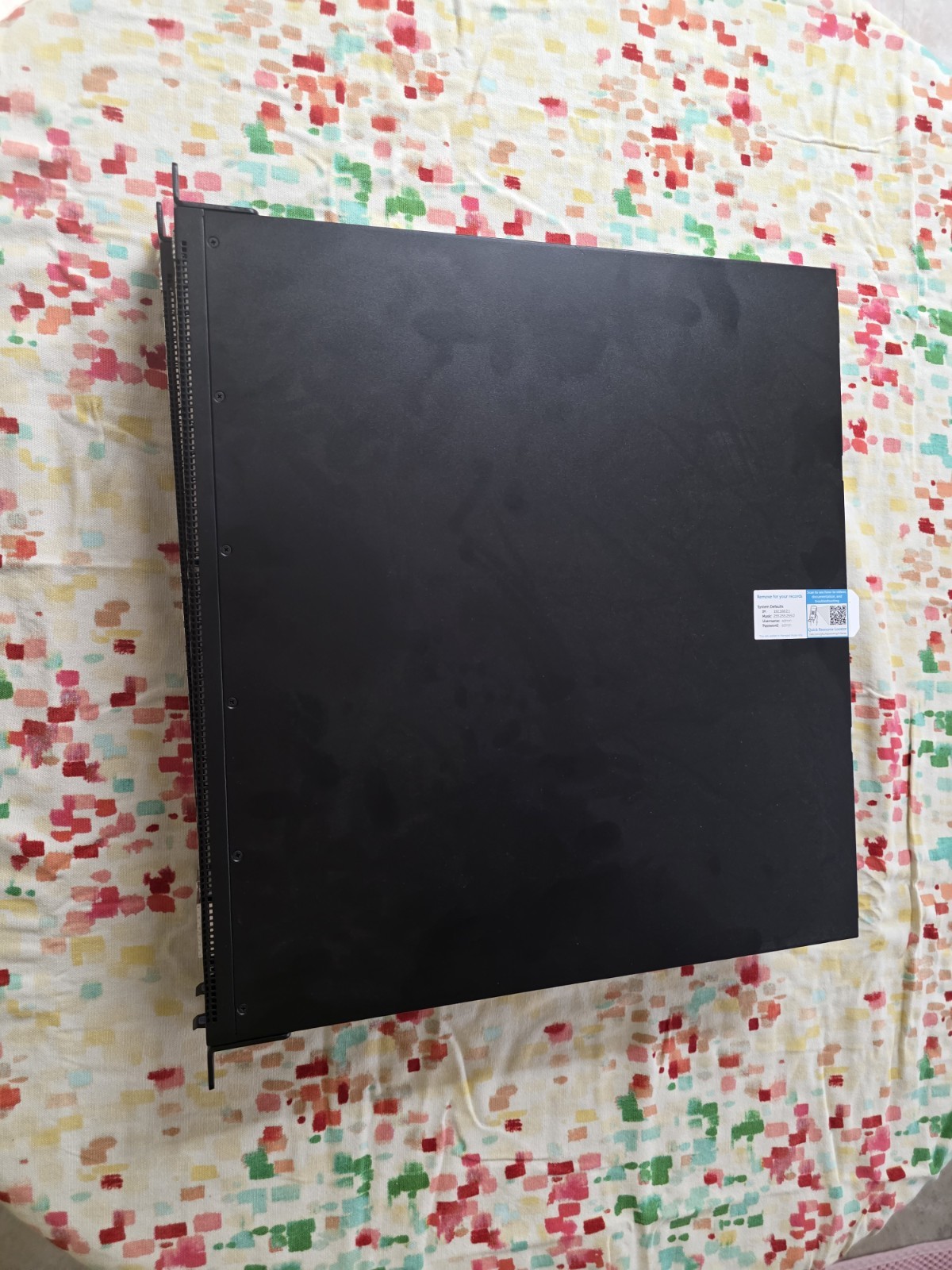 1 Dell E09W001 X1052P 48 port, 24x Port PoE Gigabit Managed Switch