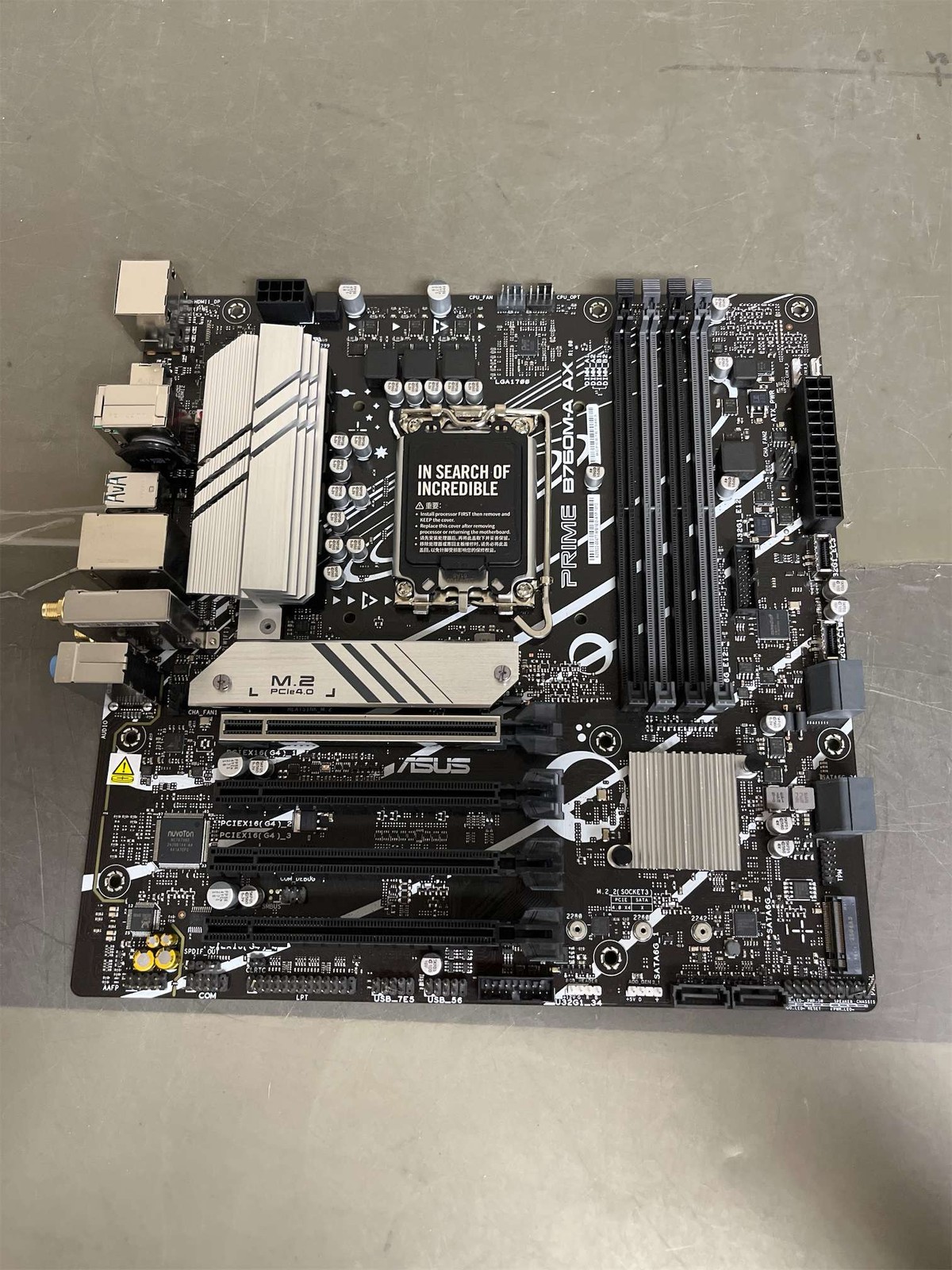 ASUS Prime B760M-A AX LGA 1700(Intel® 12th&13th Gen) microATX Motherboard (PCIe®