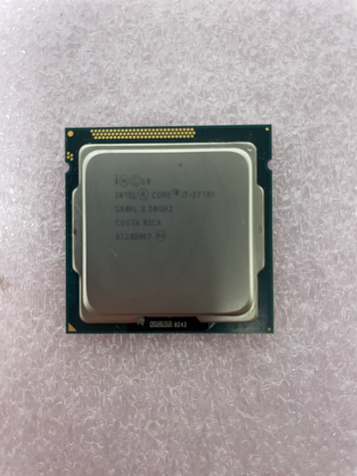 Intel CPU i7-3770K 3.50GHz Processor SR0PL
