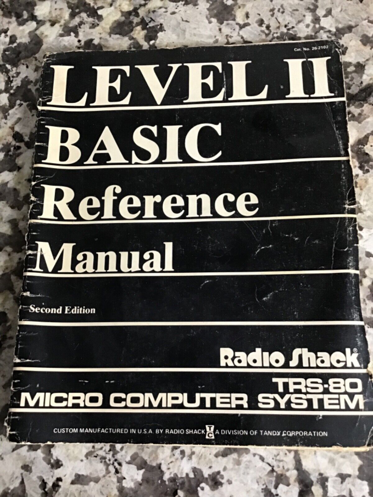 Radio Shack TRS-80 LEVEL II Basic Reference Manual, 2nd Printing (1978)