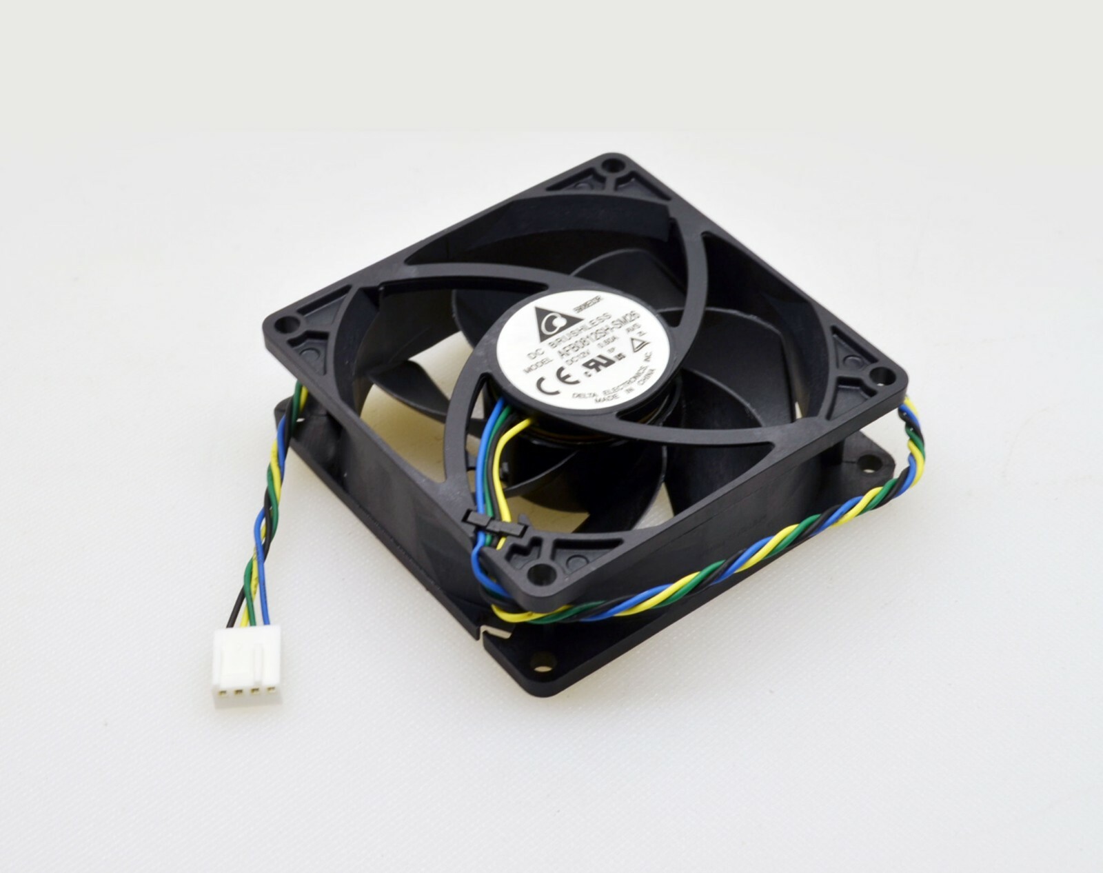 Delta AFB0812SH-PWM 80mm x 80mm x 25mm 4500 RPM PWM FAN, 4-Pin Connector