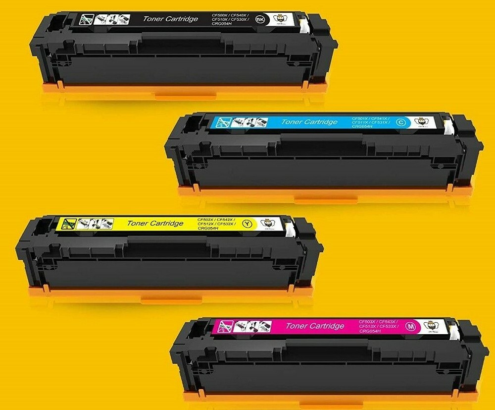 High Yield Replacement Toner Cartridge 4 PC. Set Replacement For 202X For CF500X