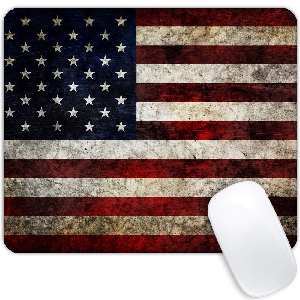 United States National Flag Mousepad Non-Slip Rubber Base Mouse Pads for Compute