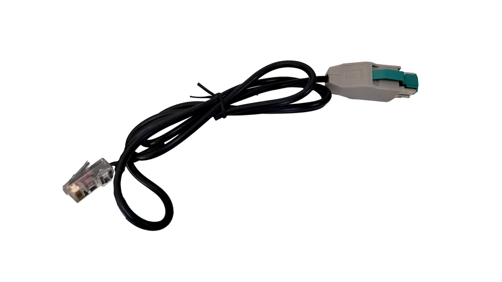 ID Tech 220-2367-00 39" PoweredUSB 12V to RJ45 POS Interface Cable