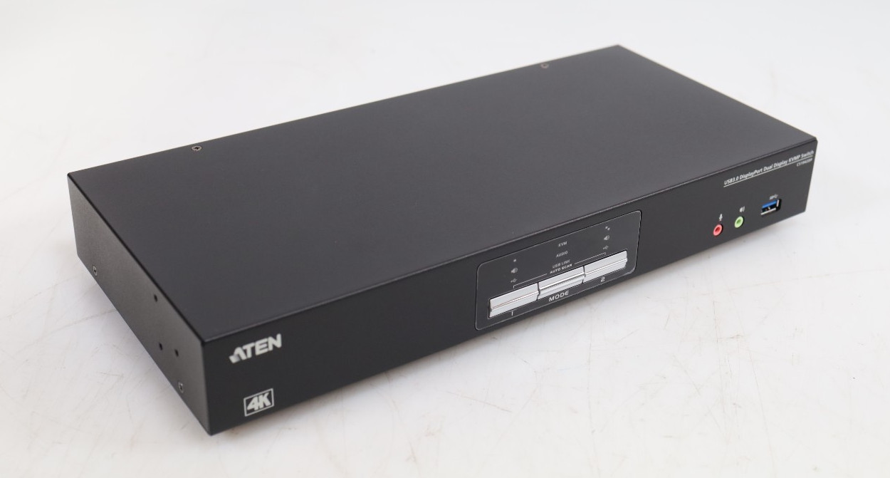 New Aten CS1942DP 2-Port USB 3.0 4K DisplayPort Dual Display KVMP Switch