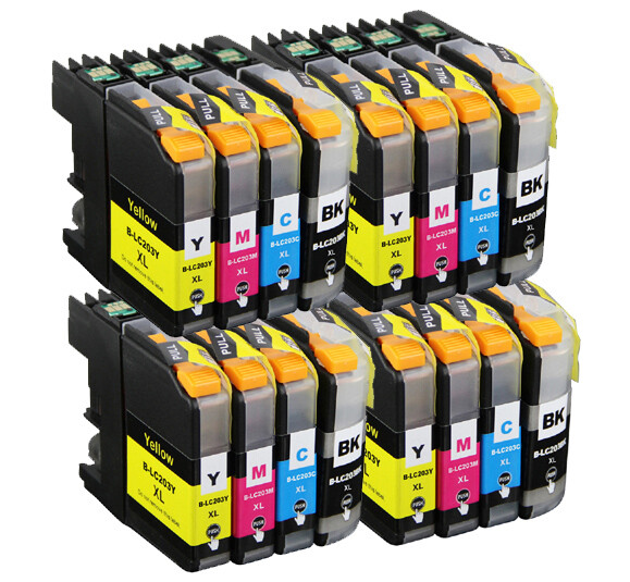 20P Custom Ink Pack for LC203 (see description for details)