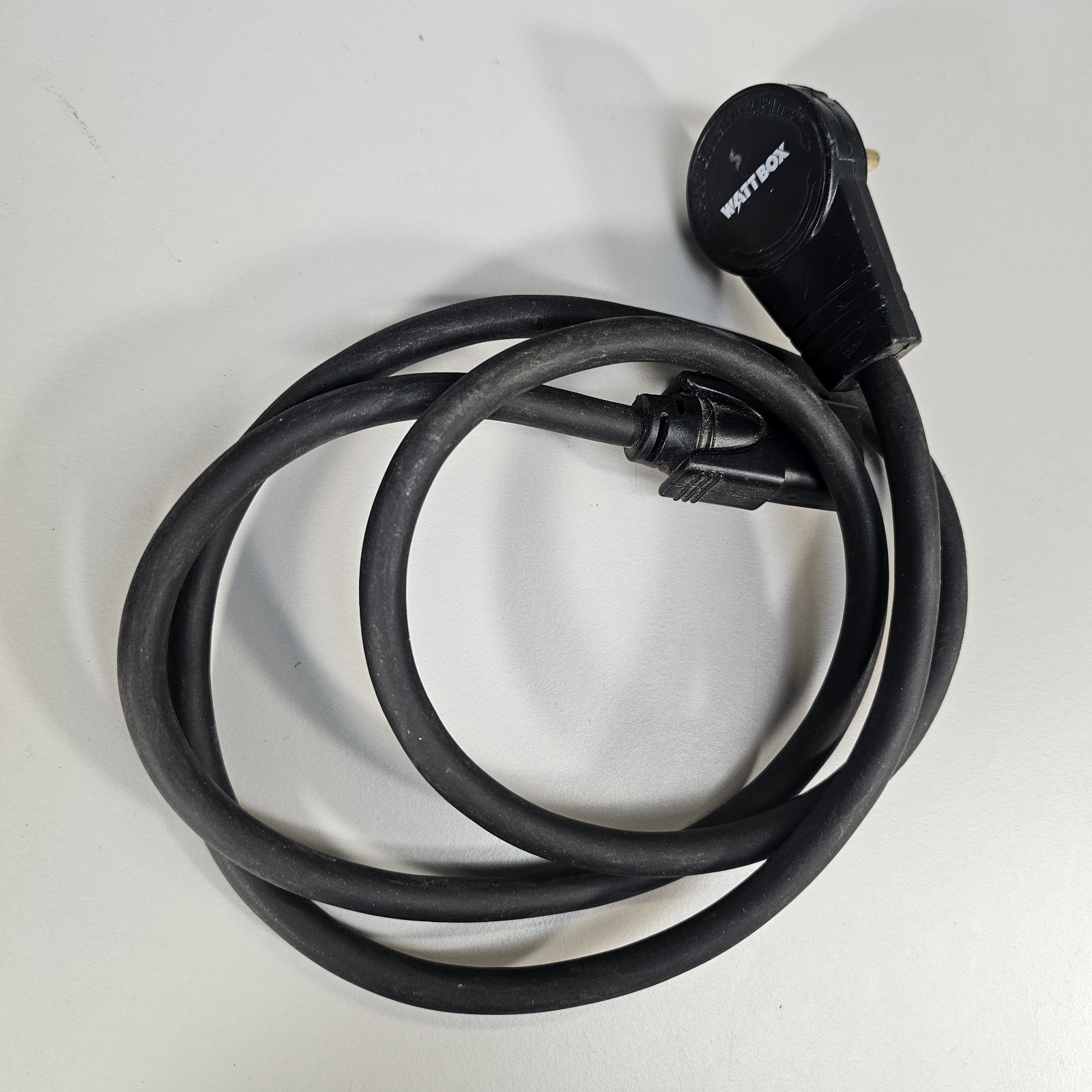 WattBox 360 Degree Rotating Male Power Cord with 3-Prong IEC Socket, 4 foot